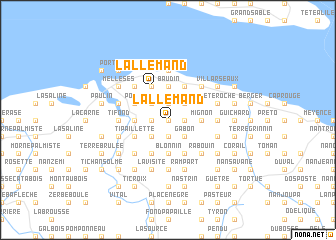 map of Lallemand