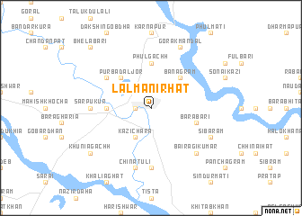 map of Lālmanir Hāt