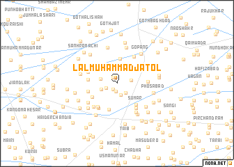 map of Lāl Muhammad Jatol