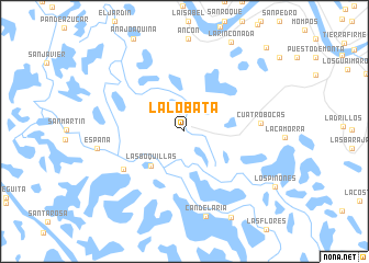 map of La Lobata