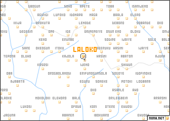 map of Laloko