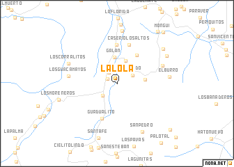 map of La Lola