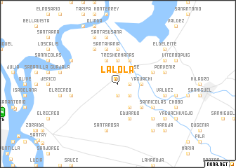 map of La Lola