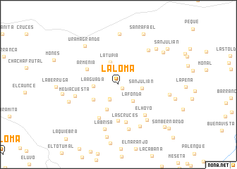 map of La Loma