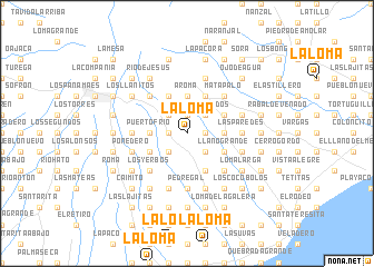 map of La Loma