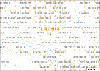 map of La Lomita