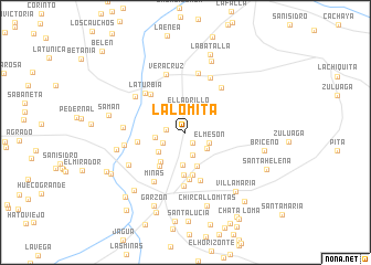 map of La Lomita