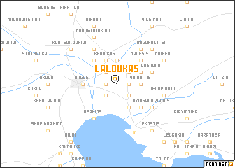 map of Láloukas