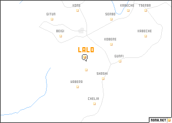 map of Lalo