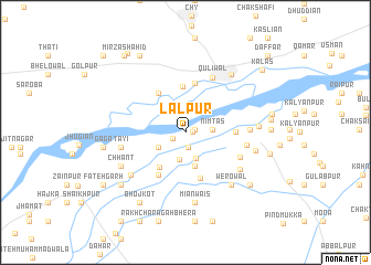 map of Lālpur