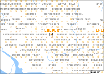 map of Lālpur