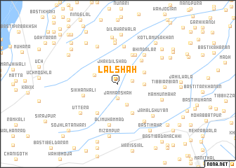 map of Lāl Shāh