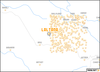 map of Laltāna