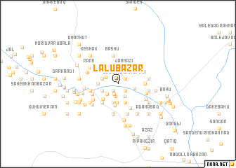 map of Lālū Bāzār