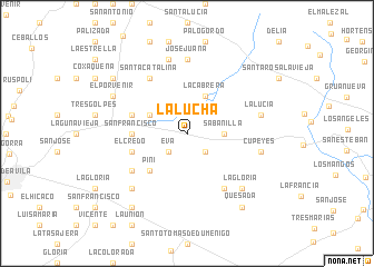 map of La Lucha