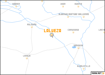 map of Lalueza