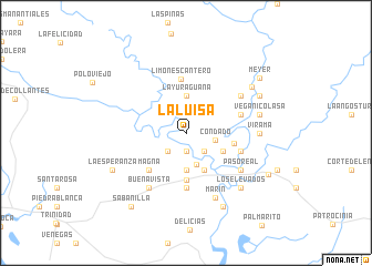 map of La Luisa