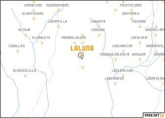 map of La Luna