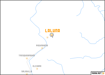 map of La Luna