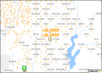 map of Lalupon