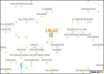 map of La Luz