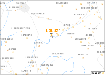 map of La Luz