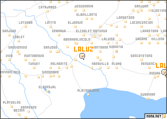 map of La Luz