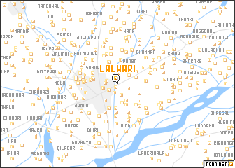 map of Lālwāri