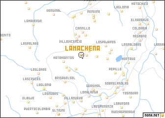 map of La Machena