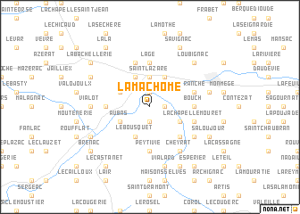 map of La Machome