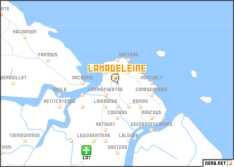 map of La Madeleine