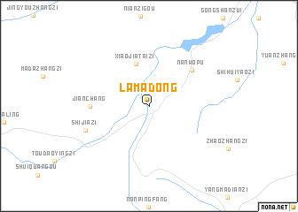 map of Lamadong