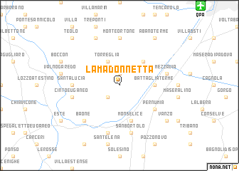 map of La Madonnetta