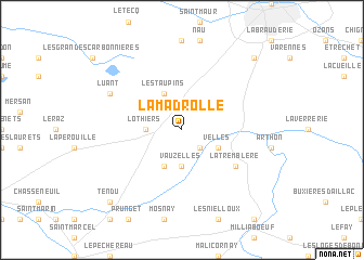 map of La Madrolle
