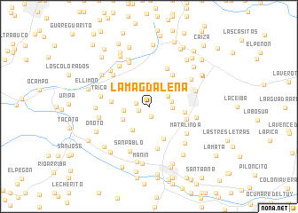 map of La Magdalena