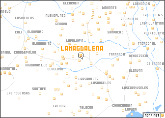 map of La Magdalena