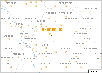 map of La Magnolia