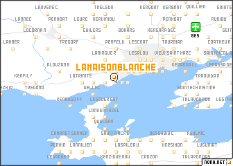 map of La Maison-Blanche