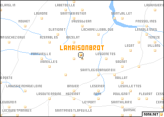 map of La Maisonbrot