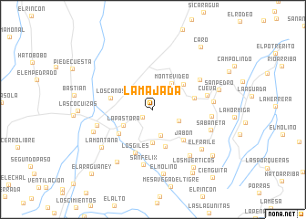 map of La Majada