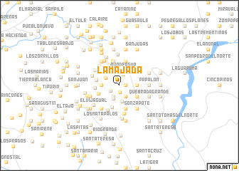 map of La Majada