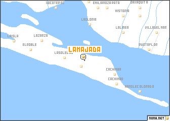 map of La Majada