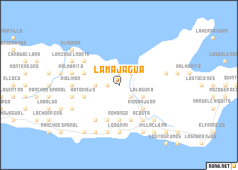 map of La Majagua