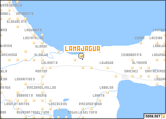 map of La Majagua