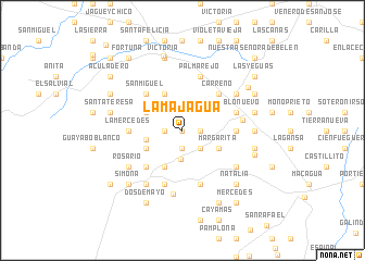 map of La Majagua