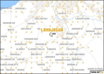 map of La Majagua