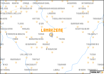 map of Lamakzene