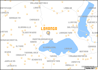 map of La Manga