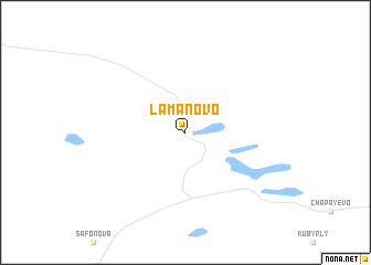 map of Lamanovo