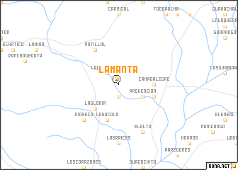 map of La Manta